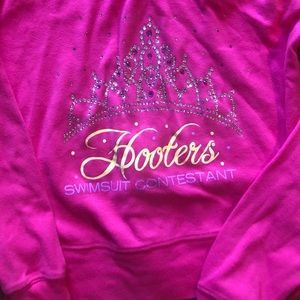 Hooters Swimsuit Pageant Contestant Zip Up